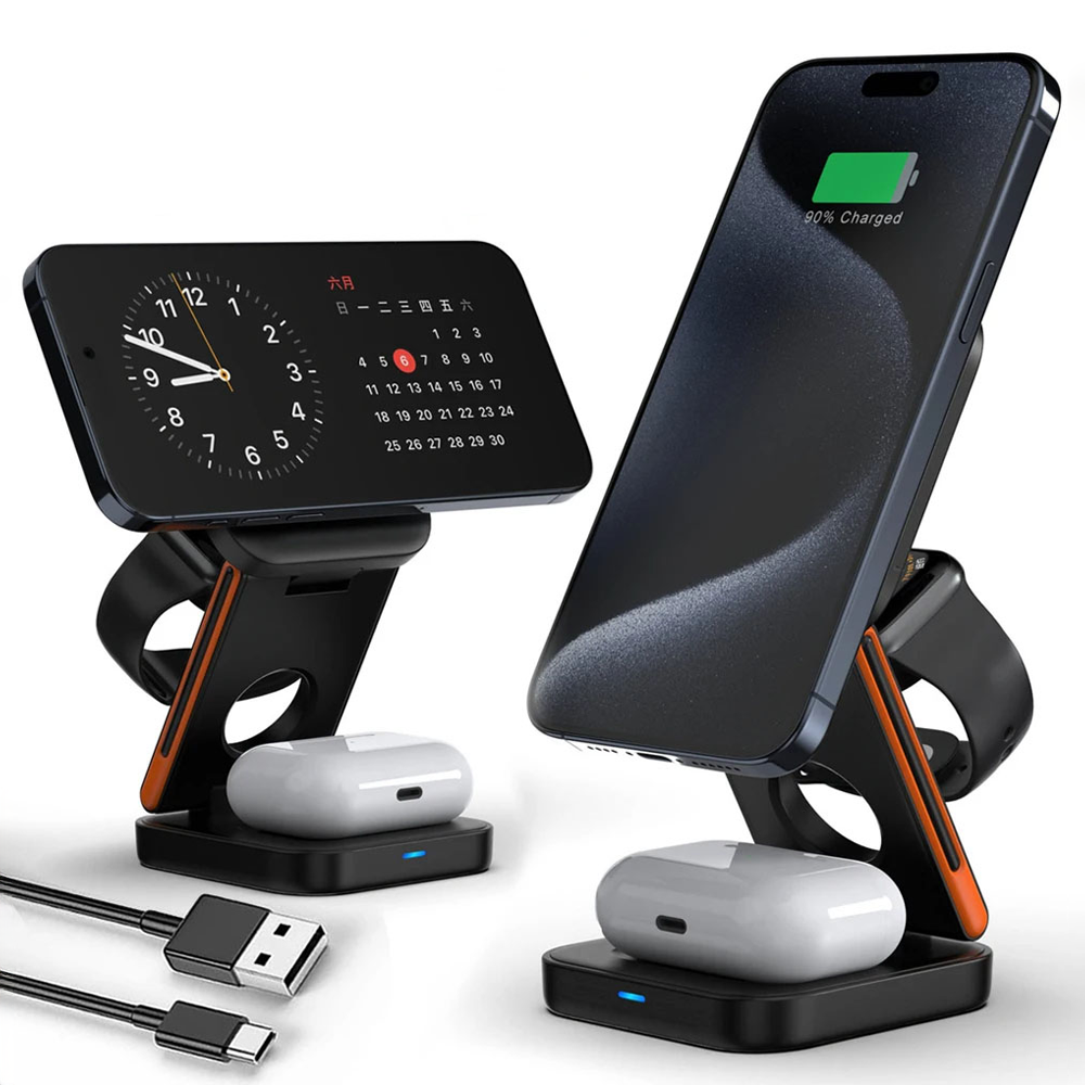 Elegant 3 in 1 Foldable Charging Station
