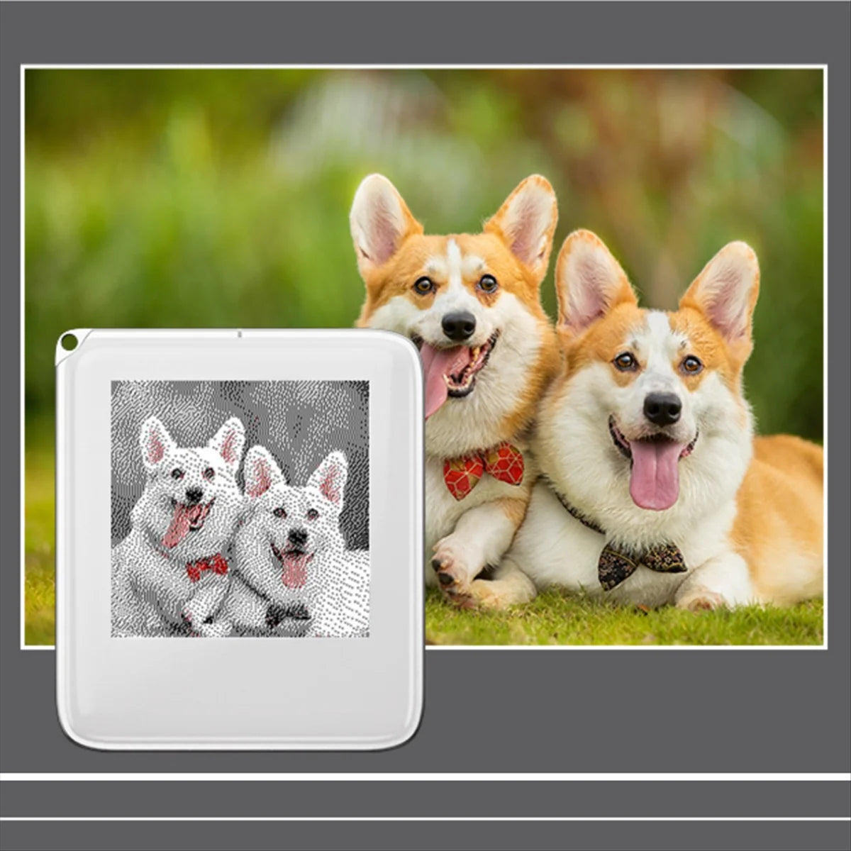 Custom E-Ink Keychain – Digital Photo Display in Your Pocket