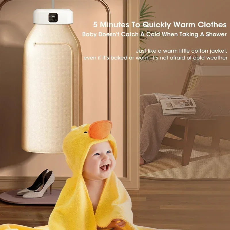 portable travel dryer for drying clothes on-the-go