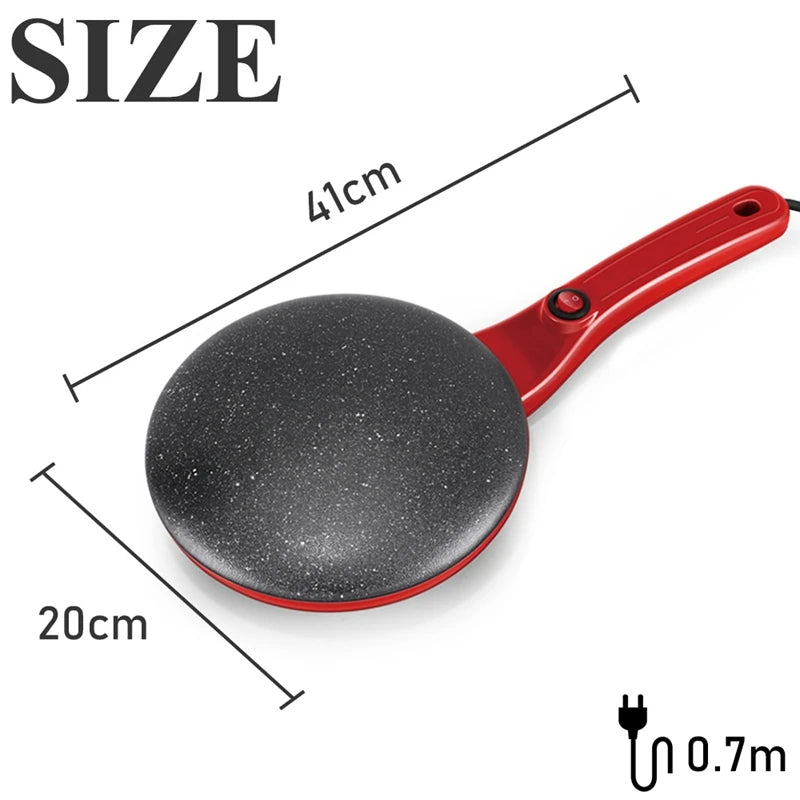 Electric Crepe Maker | Non-Stick Crepe Griddle with Temperature Control