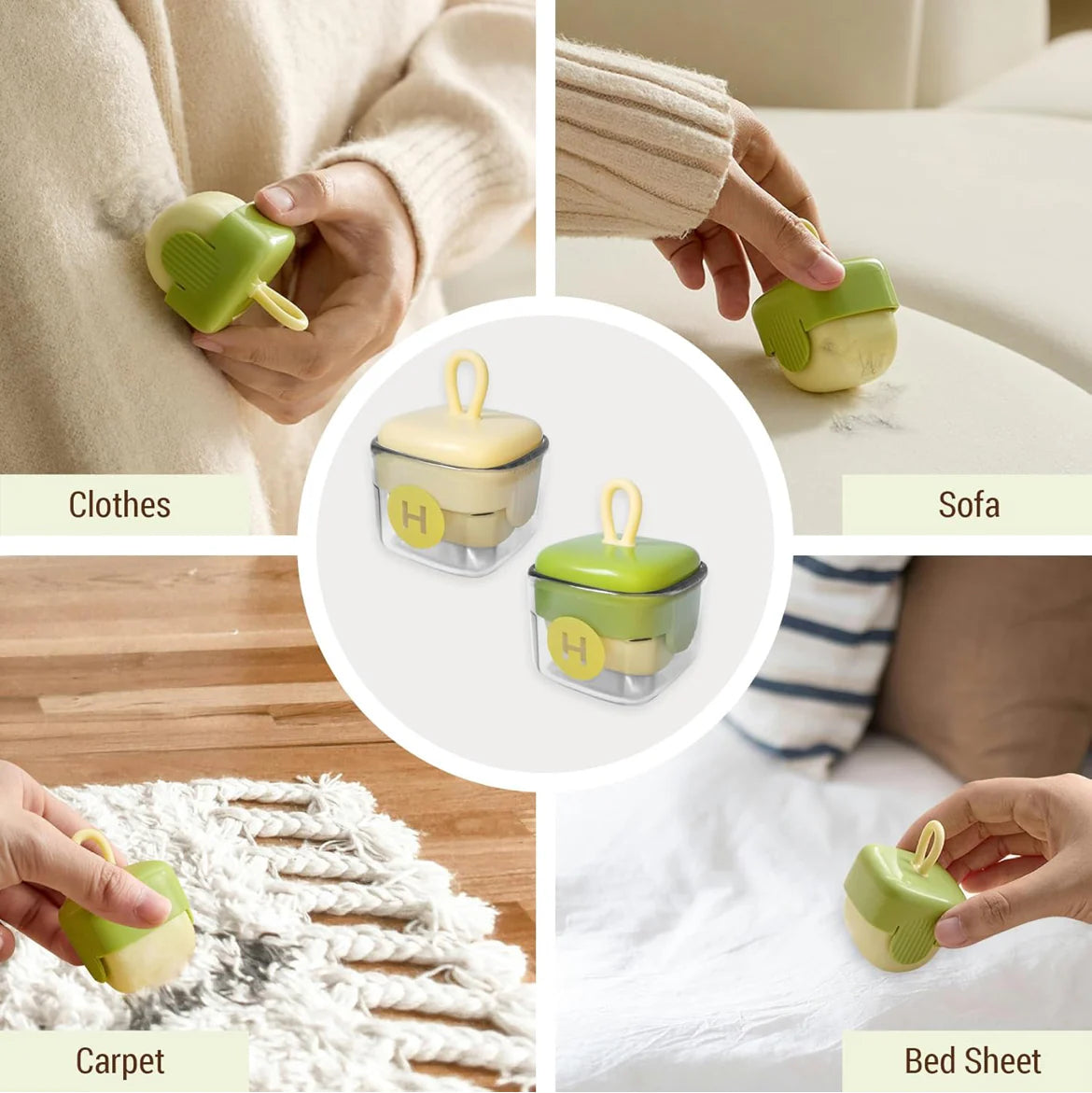 Easily remove pet hair from clothes, furniture & car seats with this reusable, portable fur remover. Eco-friendly, washable & perfect for daily use.