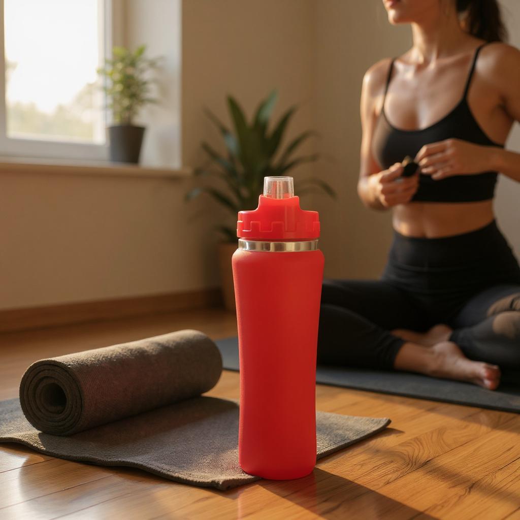 600ml Custom Insulated Stainless Steel Water Bottle – Durable Matte Thermos with Handle