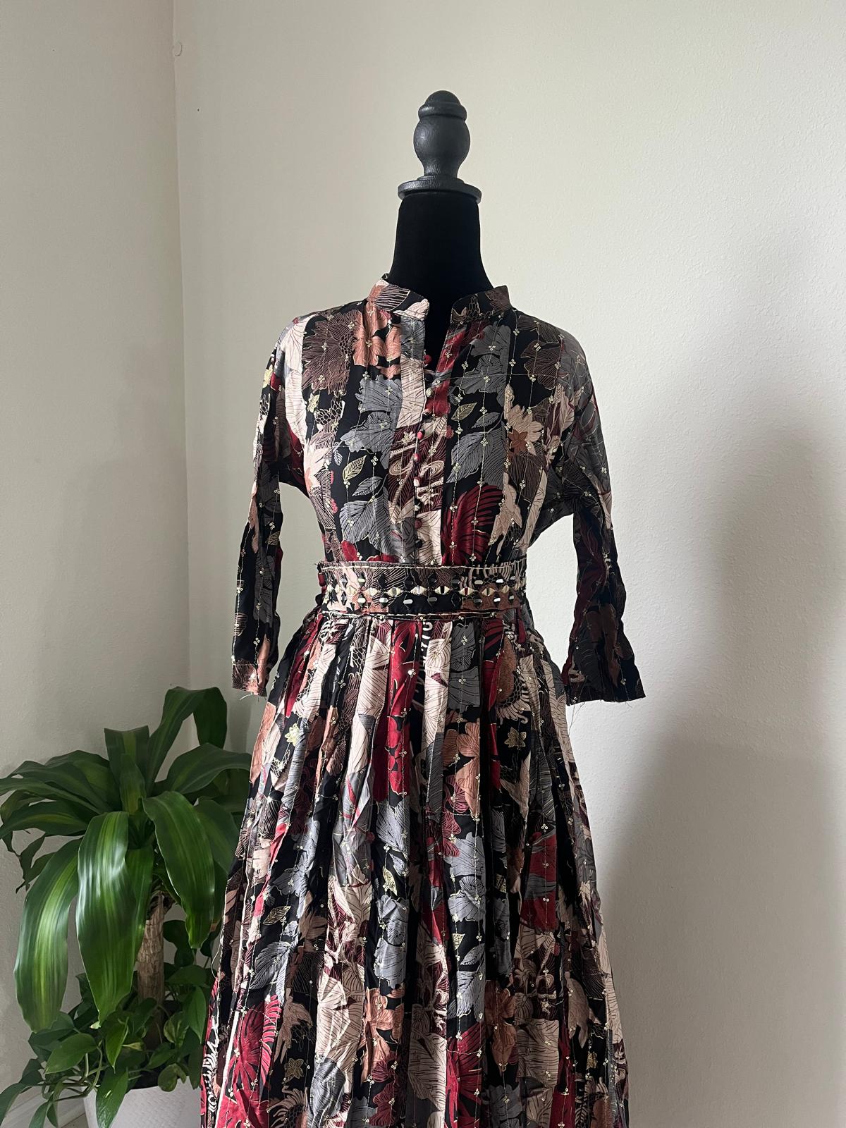 Anarkali Dress With Belt