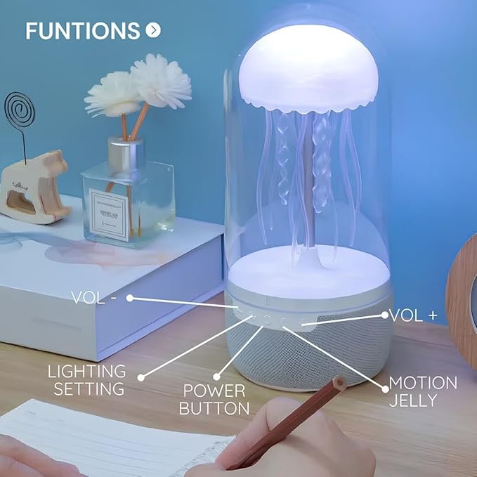 Dancing Jellyfish Bluetooth Atmosphere Lamp Speaker