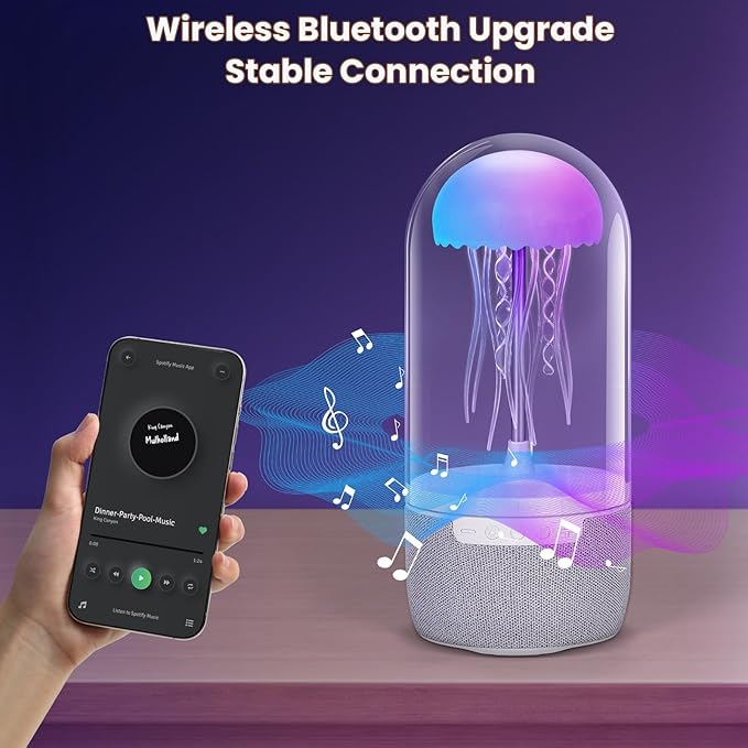 Dancing Jellyfish Bluetooth Atmosphere Lamp Speaker
