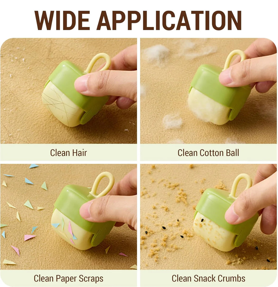 Easily remove pet hair from clothes, furniture & car seats with this reusable, portable fur remover. Eco-friendly, washable &amp; perfect for daily use.