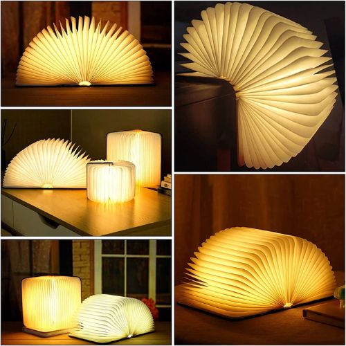 foldable book lamp