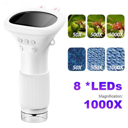 Portable Handheld Microscope – USB Digital Zoom for Kids & Adults