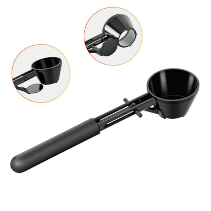 no-spill funnel scoop