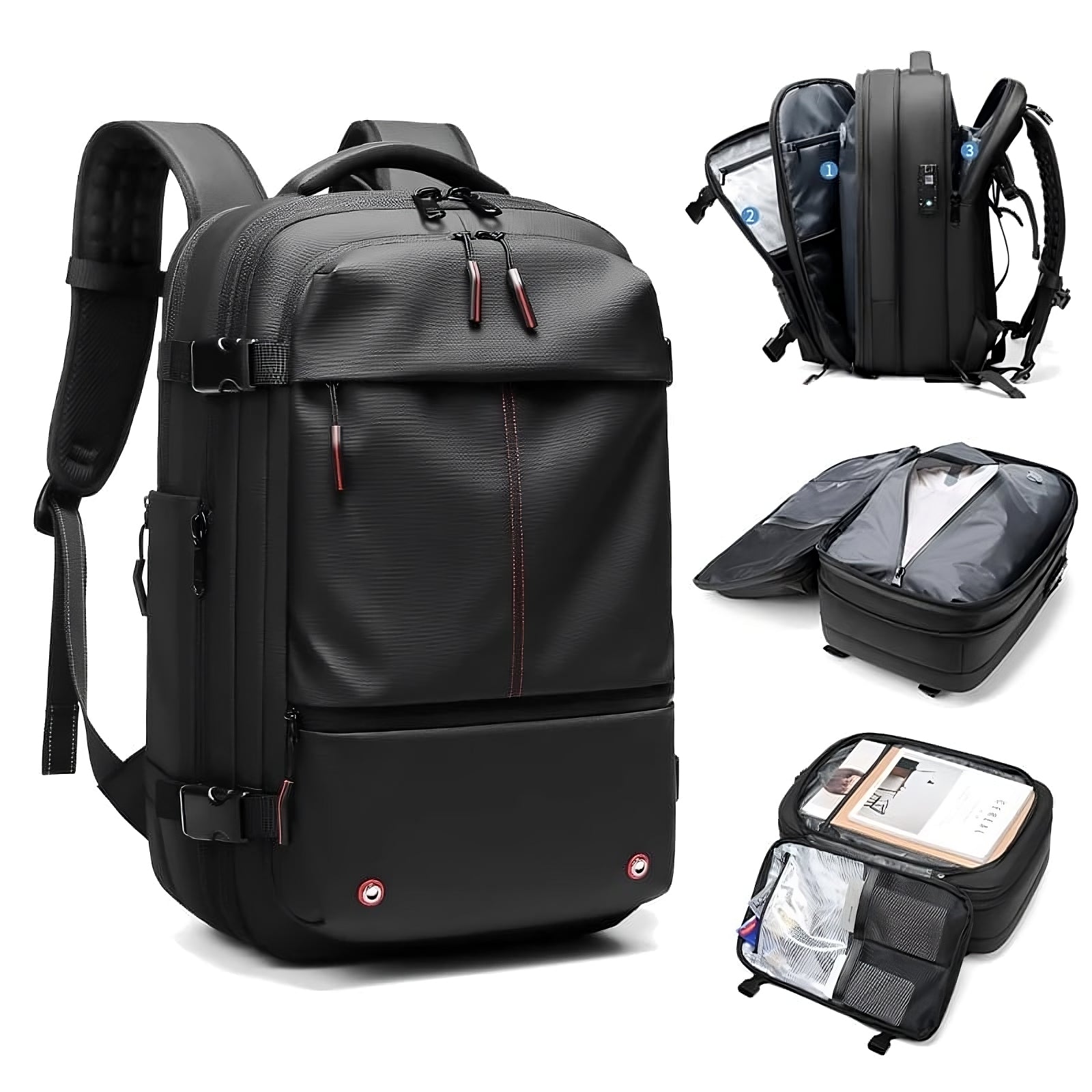 ravel backpack with vacuum system