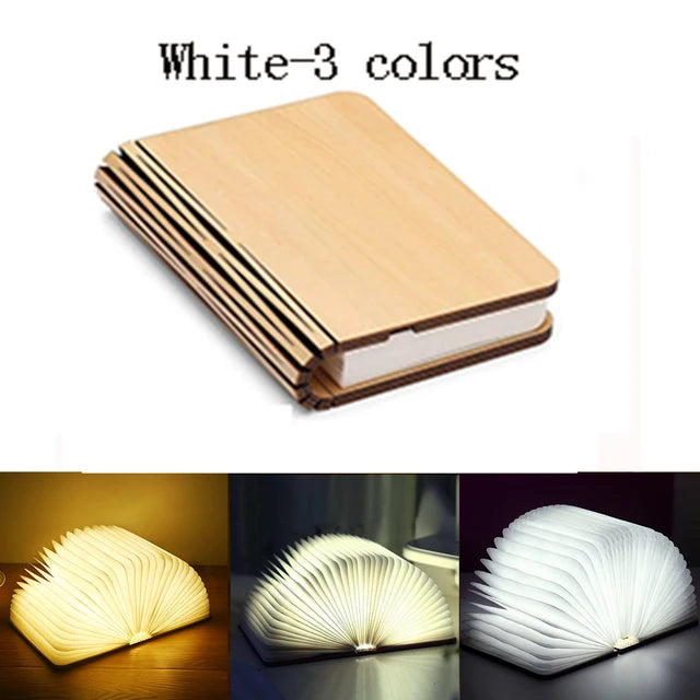 wooden book lamp for home and office