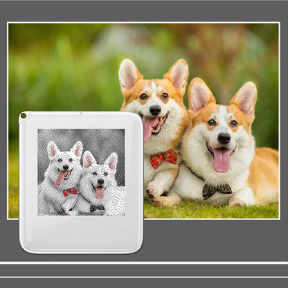 Custom E-Ink Keychain – Digital Photo Display in Your Pocket