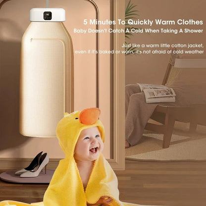 portable travel dryer for drying clothes on-the-go