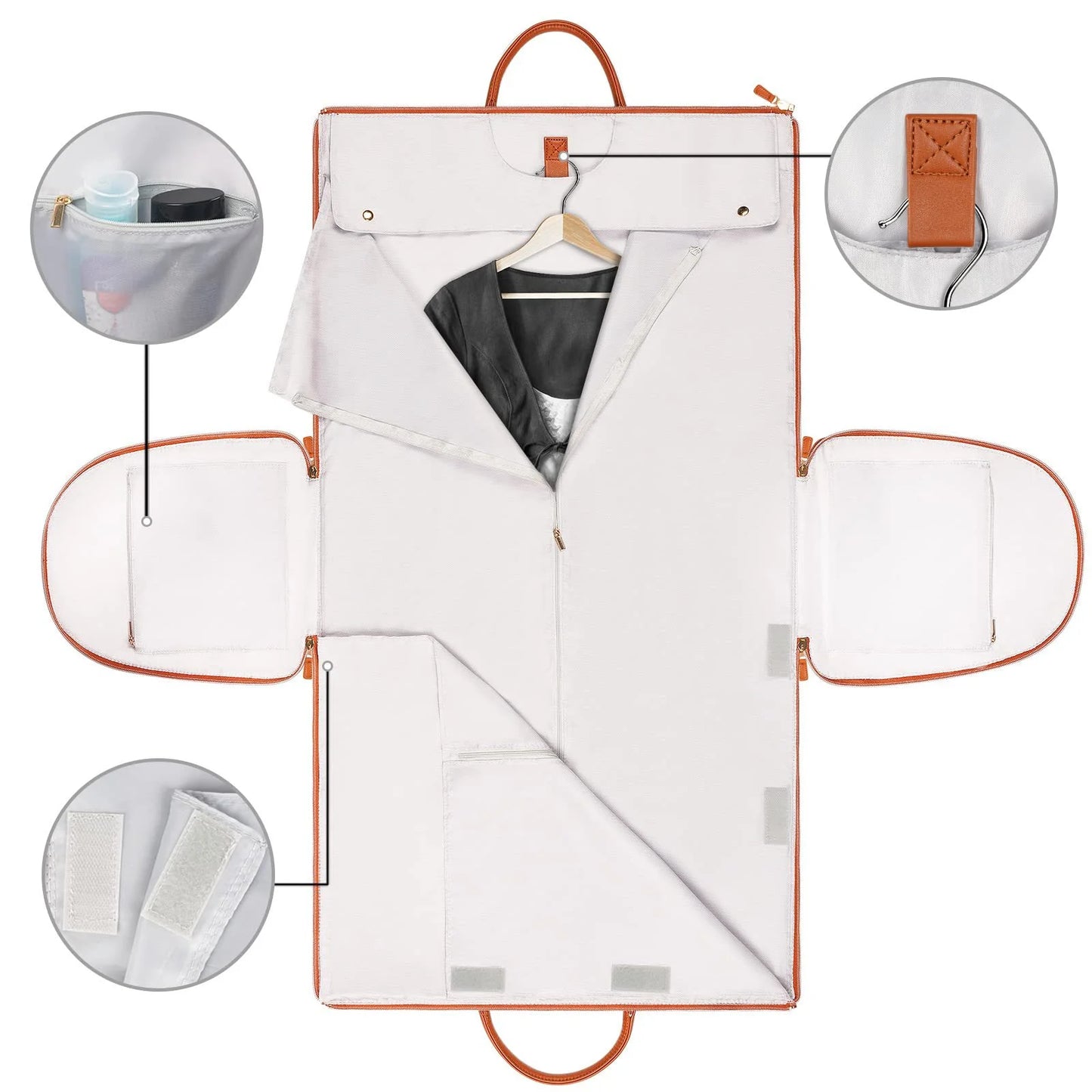 Convertible 3-in-1 Women’s Travel Garment Bag – Carry-On Duffel & Shoe Bag