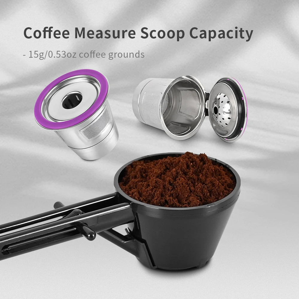 measuring scoop with funnel