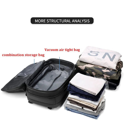 how to save space when packing backpack