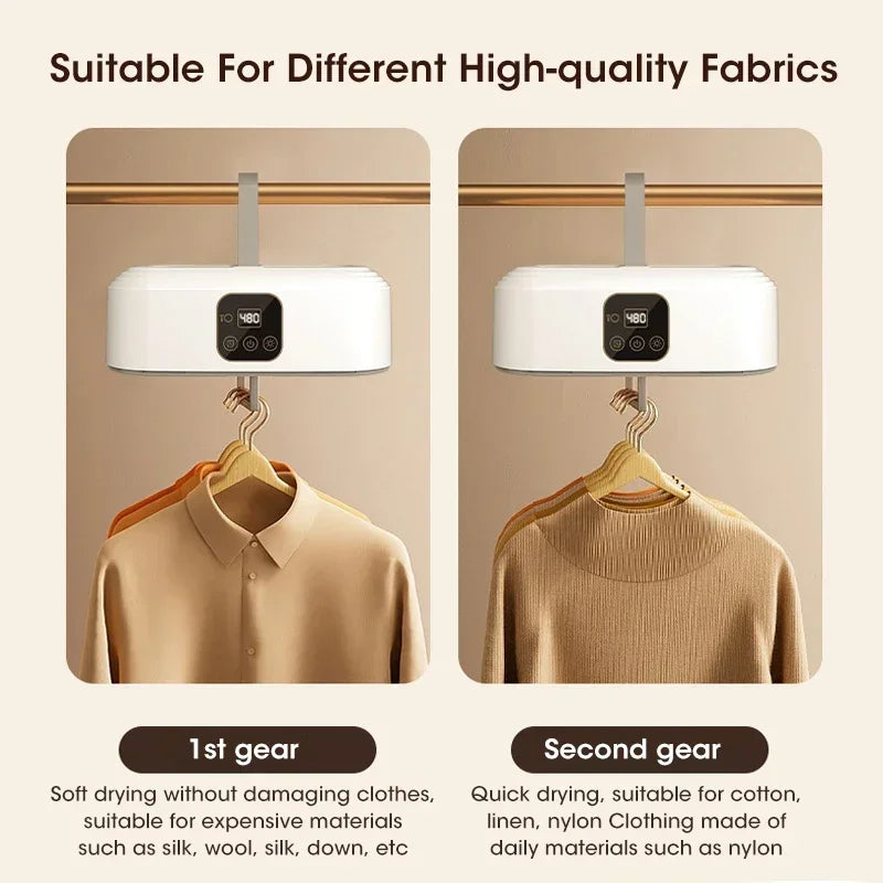 energy-efficient travel clothes dryer