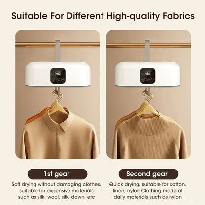 energy-efficient travel clothes dryer
