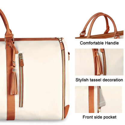 Convertible 3-in-1 Women’s Travel Garment Bag – Carry-On Duffel & Shoe Bag