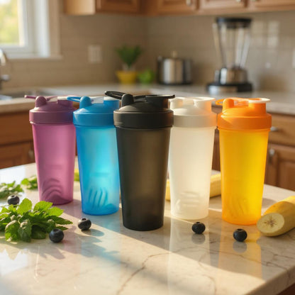 Sports Protein Shaker Bottle – Gym & Travel Use