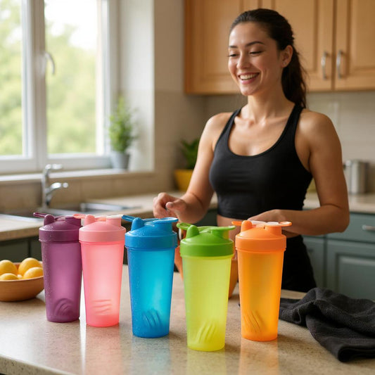 Sports Protein Shaker Bottle – Gym & Travel Use
