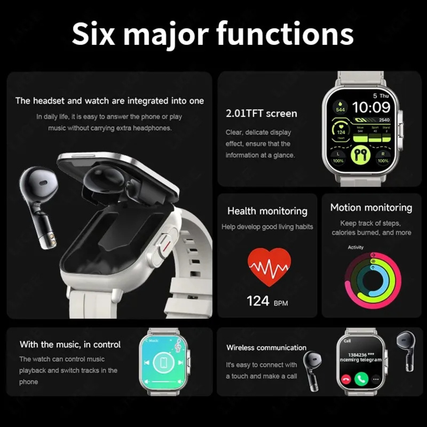 EarbudsSmartwatchCombo