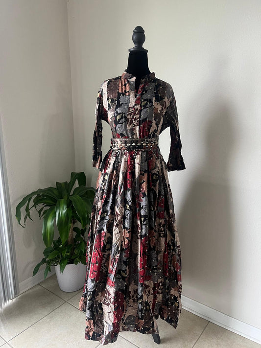 Anarkali Dress With Belt