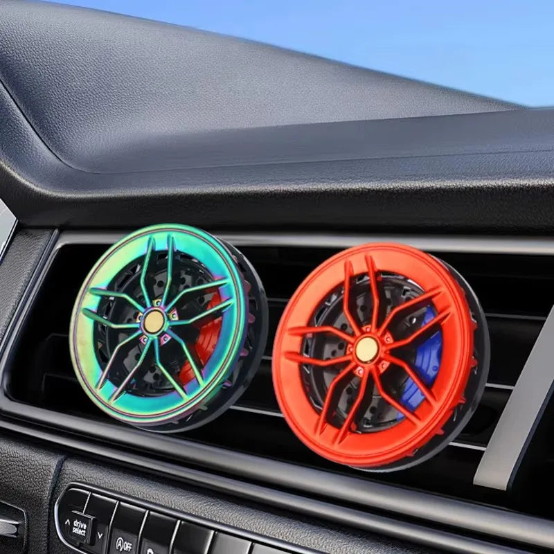 Wheel-Shaped Car Air Freshener Clip