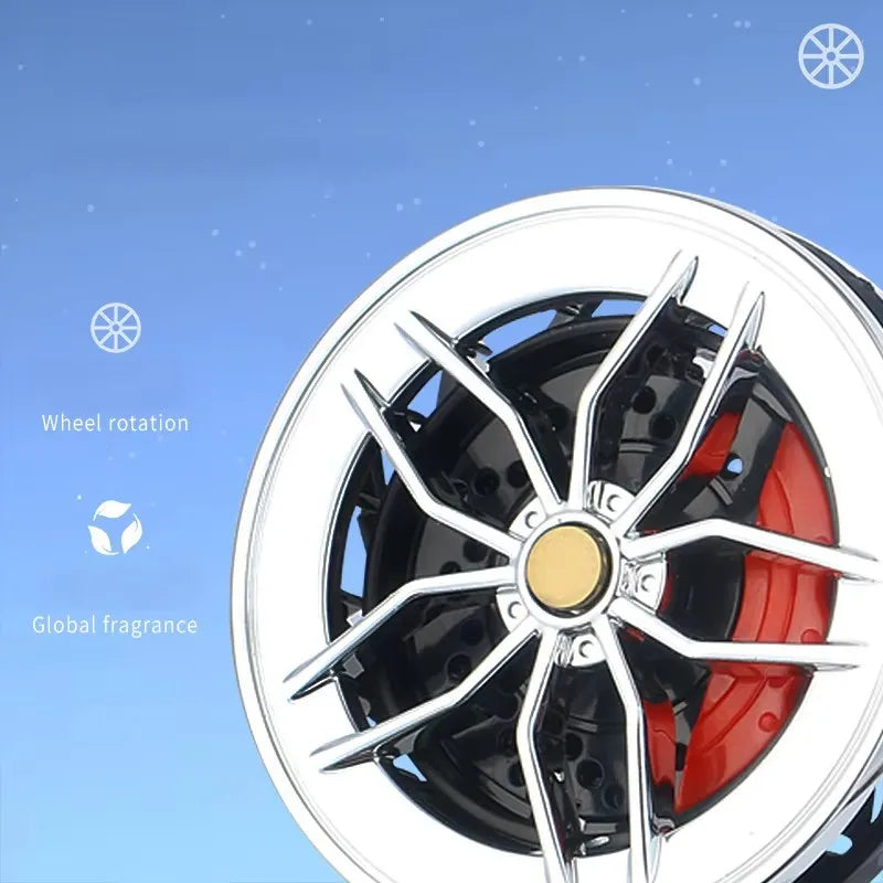 Wheel-Shaped Car Air Freshener Clip