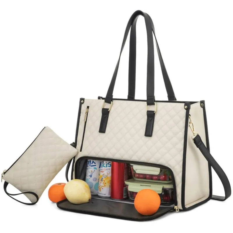 2 in 1 Lunch Tote Bag for Women