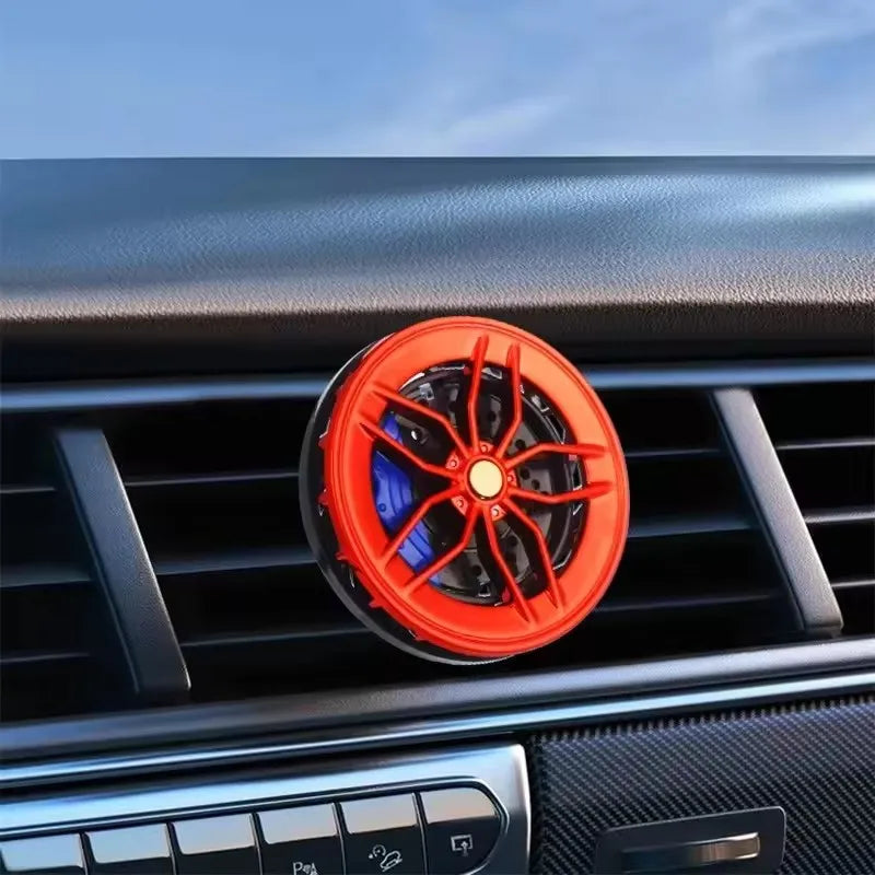 Wheel-Shaped Car Air Freshener Clip