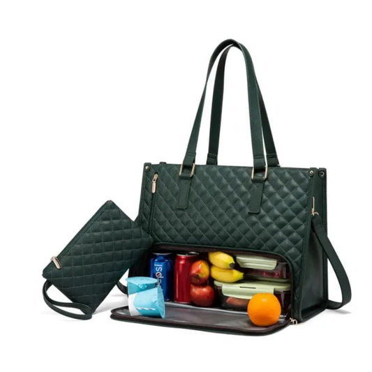 2 in 1 Lunch Tote Bag for Women