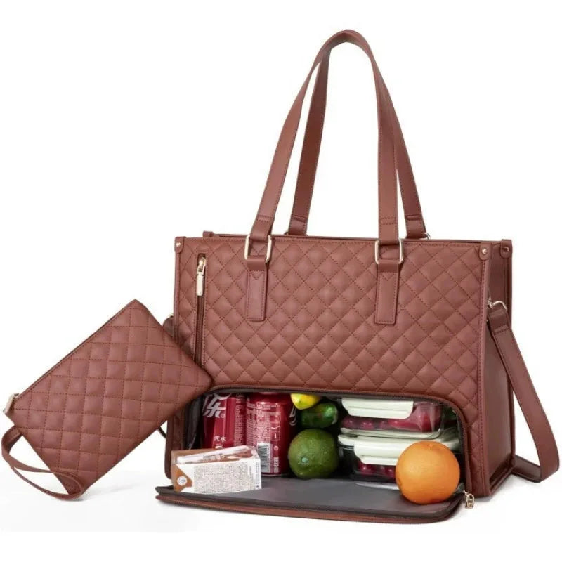 2 in 1 Lunch Tote Bag for Women