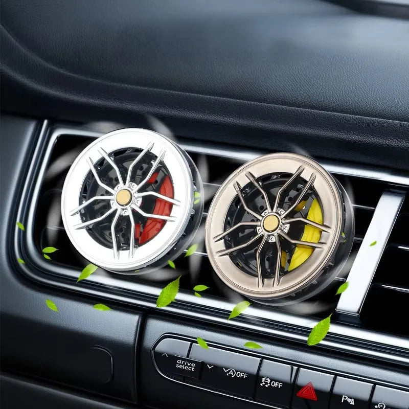 Wheel-Shaped Car Air Freshener Clip