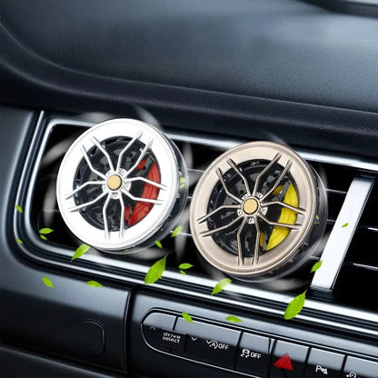 Wheel-Shaped Car Air Freshener Clip