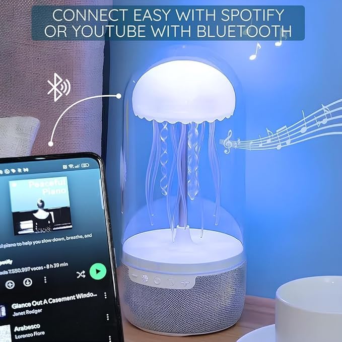 Dancing Jellyfish Bluetooth Atmosphere Lamp Speaker